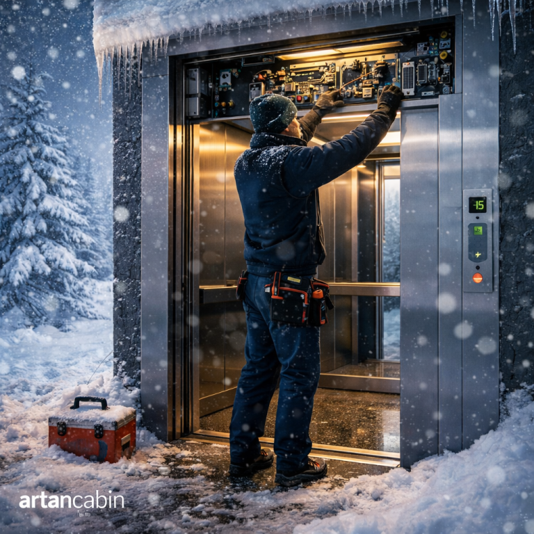 اصول نگهداری آسانسور در زمستان